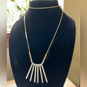 Lucky Brand Gold & Silver Boho Necklace